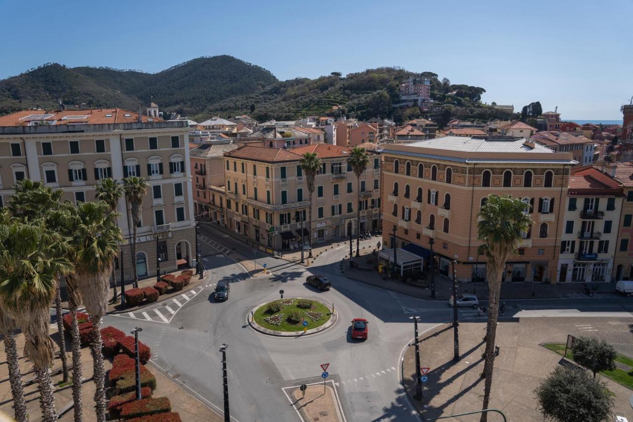 025 - Casa Panoramica In Centro, 90Metri Spiaggia Vista Mare Con Terrazzo Vista Portofino Sestri Levante Exterior photo