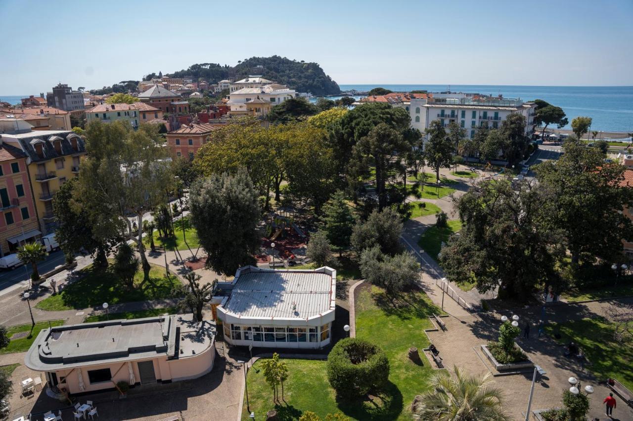 025 - Casa Panoramica In Centro, 90Metri Spiaggia Vista Mare Con Terrazzo Vista Portofino Sestri Levante Exterior photo